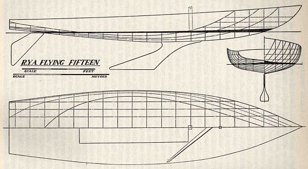 Flying Fifteen line diagram Flying Fifteen line diagram