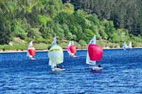 Flying Fifteens at Dovestone Sailing Club