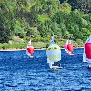 Flying Fifteens at Dovestone Sailing Club